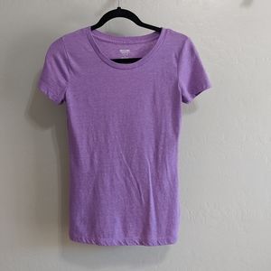 MOSSIMO heathered light purple tee